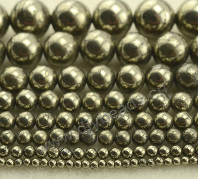 Bead,pyrite round  gemstone beads,    10mm  beads  Sold by strands 
