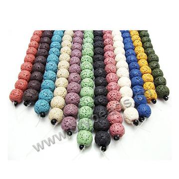 43cm long lava  beads bracelet,mixed color,15mm*10mm,43cm long. Sold per pkg 5 strand.