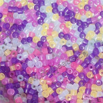 Bead,acrylic,change color in the sun 6mm cylindrical beads,DIY changed color beads,Sold per pkg of 1000PCS