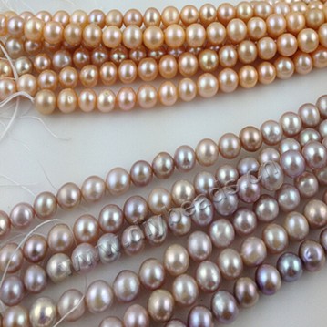 Pearl, cultured freshwater,purple ,round ,8 mm all light, Sold per bag of one strand