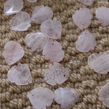 Bead,rose quartz (natural),16x18x2.5mm flower. Sold per pkg of 50pcs