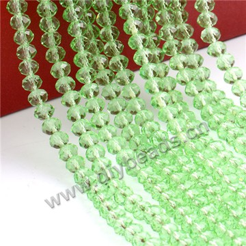4mm,6mm ,8mm ,10mm bead,mix colors color,glass wheel faceted beads, per pkg of 10 strands