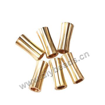 Bead,big-hole beads,brass bead , tube shape,3.5*8mm, Sold per pkg of 500ps