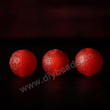 Bead,agate,red,faceted 8mm round, Sold per pkg 20pcs.