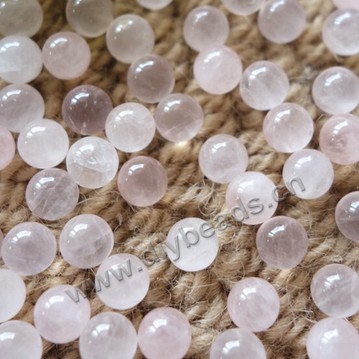 Bead, rose quartz gemstone beads,    6mm per strand    Sold 200pcs each package