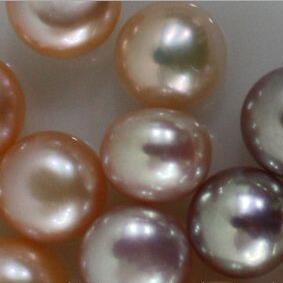 loose AAA 4mm natural freshwater button pearls