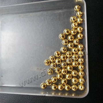 Bead,925 silver,24k gold plated,8mm,round,Sold per pkg of 50 pieces.