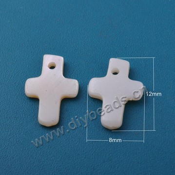 Bead,freshwater shell ( natural ),white,8*12mm ,cross.Sold per pkg of 1000pcs.