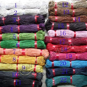 Cord,waxed cotton,22colors,1.5mm wide.mini order 100-meter .wholesale cheap, For Bracelets Necklace Jewelry Making.