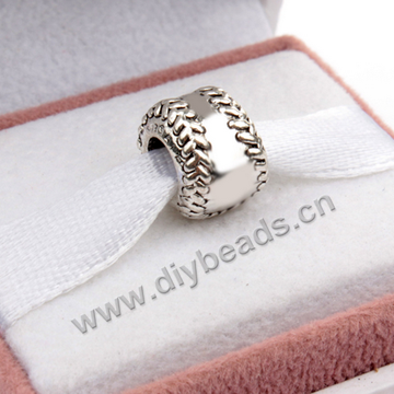 alloy Bead,silver plated,10x8mm,rondelle,Sold per pkg of 50 pieces.