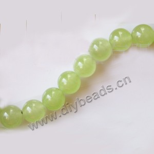 Bead, grass jasper (dyed),8mm round. Sold per 15-inch strand