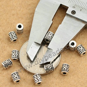 Bead, 925 sterling silver, 45*55mm, Sold per pkg of 1 bag-10 pieces.