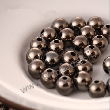 Beads, acrylic loose  beads ,  black CCB beads, 16MM round . Sold per pkg of 500grams