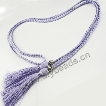 Belt Tassel, Polyester , Mix color, length 170cm,fringe 10cm . Sold per pkg of 50pcs