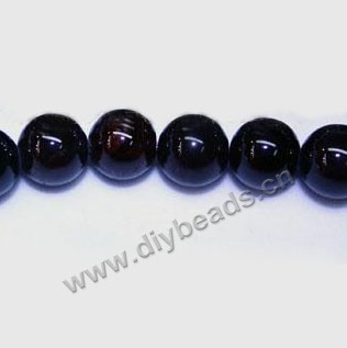 Bead, garnet (natural), 12mm round,Mohs hardness 7 to 7-1/2. Sold per 15-inch strand