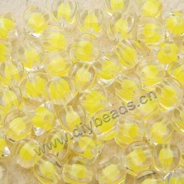 wonder Bead,acrylic,yellow color,12mm beads. Sold per pkg of 500 grams.