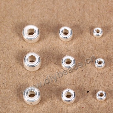 Bead, 925 sterling  thai silver, 4mm, Sold per pkg of 1 bag-100 pieces.