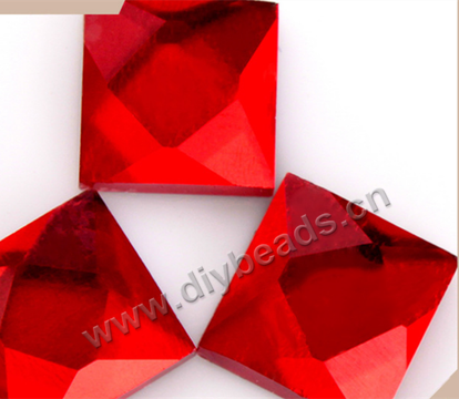 facted,rhinestone,mixed color,glass ,flat back,square,10*10mm,per pkg of 1000pcs