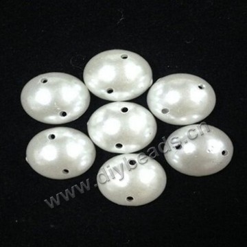 imitation pearl,acrylic sew on pearl,white with two holes,flat back,6mm water drop. Sold per pkg of 2000pcs