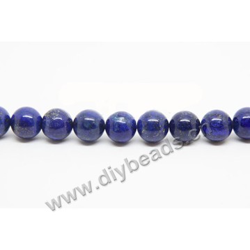 Bead, lapis lazuli (nautral), 8mm round, A grade Mohs hardness 5 to 6 C grade. Sold per 15-inch(38cm) strand