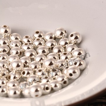 Beads,acrylic loose  beads , bright silver color, 10MM round . Sold per pkg of 500grams