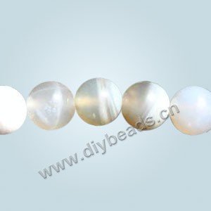 Bead, Botswana agate (natural), 14mm round. Sold per 16-inch strand.