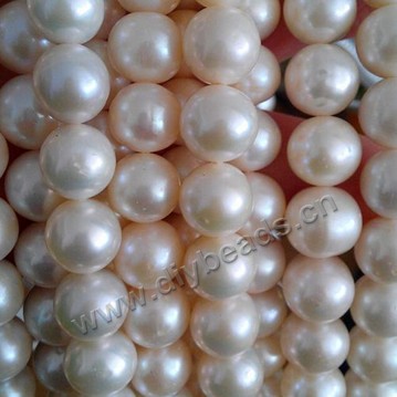 Pearl,cultured freshwater,white,10-11mm round, AAAAgrade. Sold per pkg of one strand