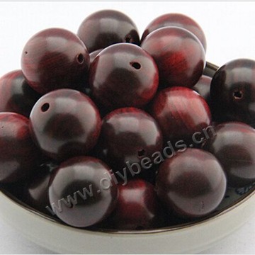 Beads,rosewood,round,20mm. Sold per pkg of 100ps