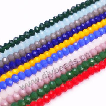 wholesale factory price  2*3mm rondelle crystal glass beads