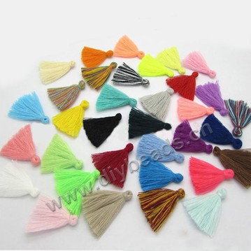 Small tassel, cotton, 30mm length. factory price,mini order 200ps. 