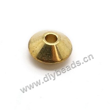 Bead,copper,3.5x6mm,abacus,Sold per pkg of 100 pieces.