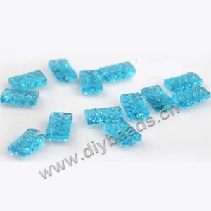 Diy beads,findings for making jewelry,turquoise blue,5x12mm rectangle with fish scales,mini order 10ps