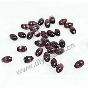 Bead, cat's eye glass,coffe ,12x8mm oval. Sold per strands, approximately 33 beads .