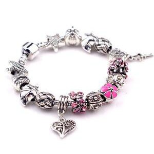 Bracelet,alloy, Beaded bracelet ,enamel,Sold per pkg of 10ps