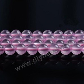 Bead, rose quartz (natural), 12mm round, A grade.Sold per 15-inch strand