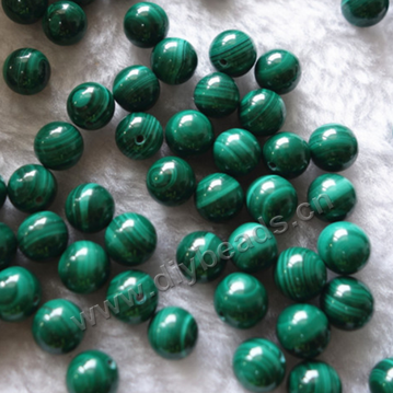 Bead, malachite (natural),8mm half hole. Sold per pkg of 50pcs
