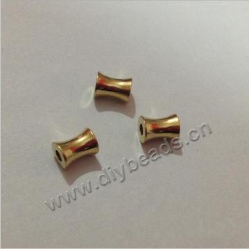 Tube shape brass beads metal bead 4.5*6mm