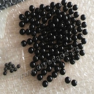 Bead,black agate round gemstone beads,  10mm beads with 2mm  hole, Sold 50pcs each package