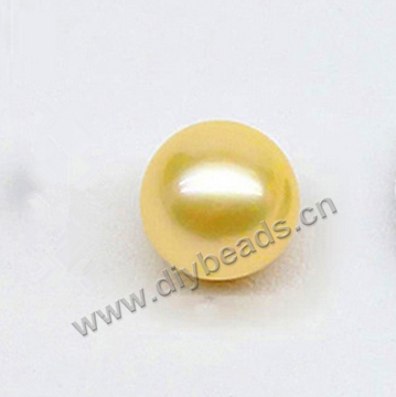 Pearl,south sea(natural),dark golden color, 9.5-10mm round,loose beads, Sold per package of 1pcs