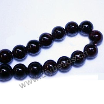 Bead, garnet (natural), 10mm round,Mohs hardness 7 to 7-1/2. Sold per 16-inch strand
