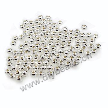 High quality tiny loose silver beads for sale 925 sterling silver beads sold by grams