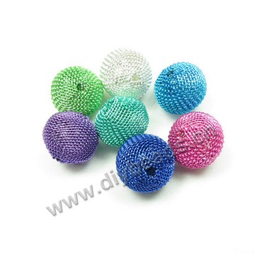 Bead, small-hole bead, alloy, mix colors, Sold per pkg of 50pcs