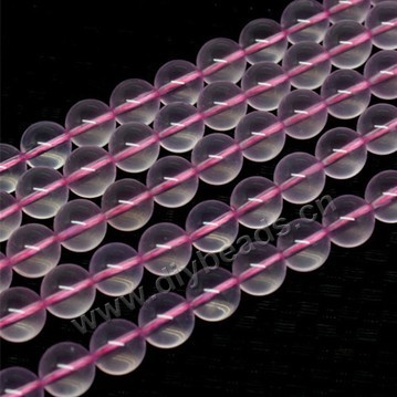 Bead, rose quartz (natural), 14mm round, A grade.Sold per 15-inch strand