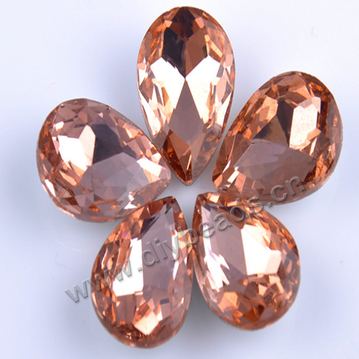 facted,rhinestone,mixed color,glass ,point back, teardrop,4*6mm,per pkg of 500pcs