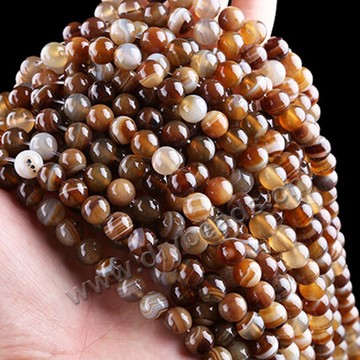 Beads,Round agate Shape, 8mm coffee agate,loose agate beads 