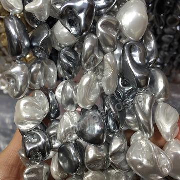 Unique Tooth shape colorful irregular shell baroque shell pearl beads