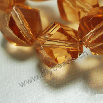 luxury bead,orange color,rondelle faced glass beads,10mm,per pkg of 10 strands