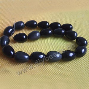 Bead, rainbow obsidian (natural), 14x20mm teardrop. Sold per 15-inch strand