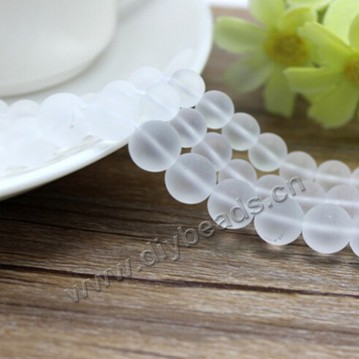 Bead, clear quartz crystal (natural), 4mm heart  round shape. Sold per 15-inch strand