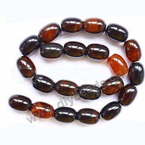 Bead,  Visional  agate (natural), 13x18mm round tube. Sold per 15-inch strand. 